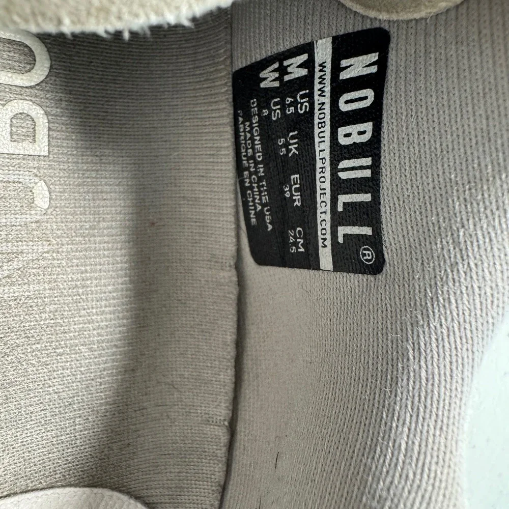 CrossFit‎ Training Women Size 8 NOBULL SuperFabric Trainer Grey Gum Sole Shoes